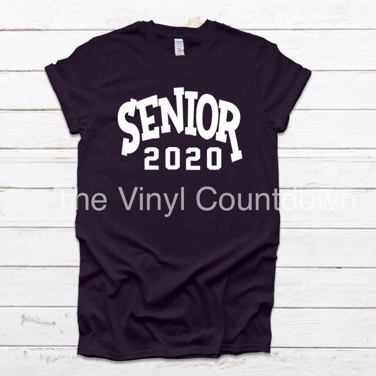 Screen printed transfer- Senior 2020