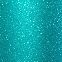 Teal Permanent Glitter Adhesive Vinyl - FDC 3700 series - 12X12 sheet
