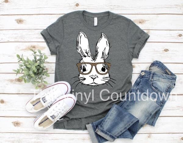 Screen printed transfer - Smart Bunny