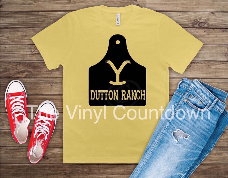 Screen printed transfer -  Dutton ranch - Yellowstone